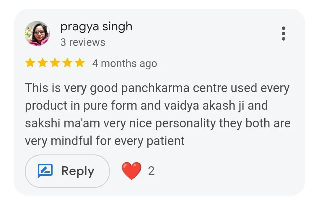 Happy patient testimonial – Ayurveda Lucknow